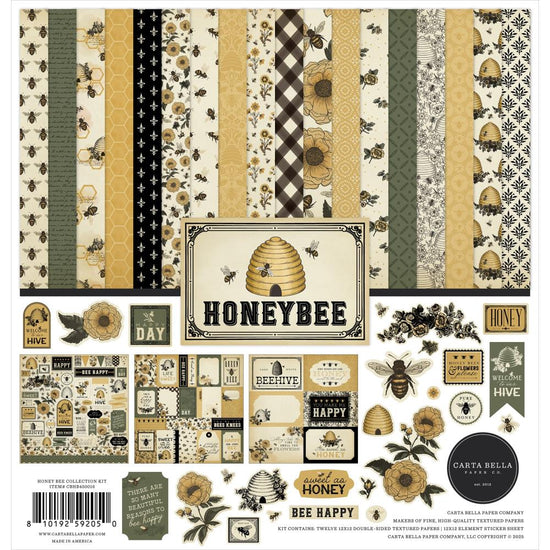 Carta Bella Collection Kit 12"X12" Honey Bee