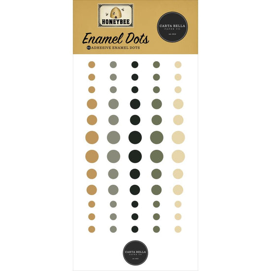 Carta Bella Adhesive Enamel Dots Honey Bee