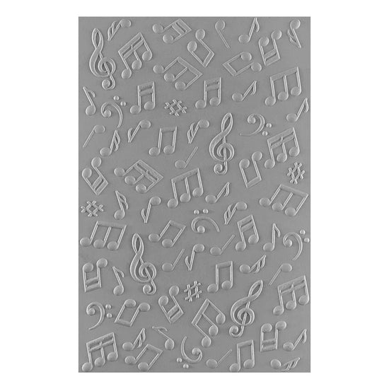 Spellbinders MUSICAL NOTES 3D EMBOSSING FOLDER FROM THE BIBI&