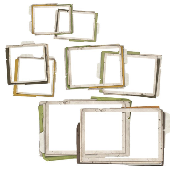 49 And Market Chipboard Set Vintage Orchard Stacked Frames