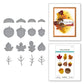 Spellbinders FALLING LEAVES ETCHED DIES FROM THE AUTUMN ARCHIVES COLLECTION BY KELLY BANGS