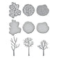 Spellbinders CHANGING TREES ETCHED DIES FROM THE AUTUMN ARCHIVES COLLECTION BY KELLY BANGS
