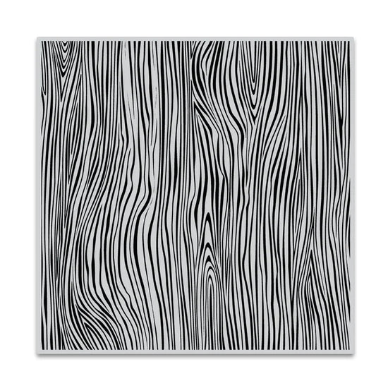 HERO ARTS WOODGRAIN BOLD PRINTS CLING RUBBER STAMP
