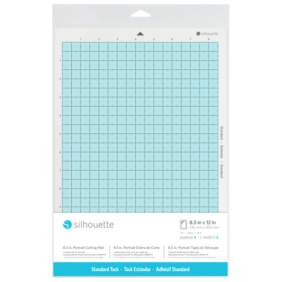 Silhouette 8.5 in. Portrait Cutting Mat - Standard Tack
