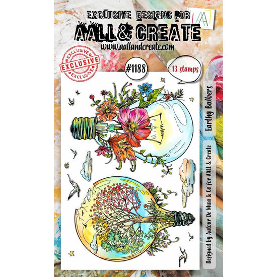 AALL And Create A6 Photopolymer Clear Stamp Set Earthy Bulbers