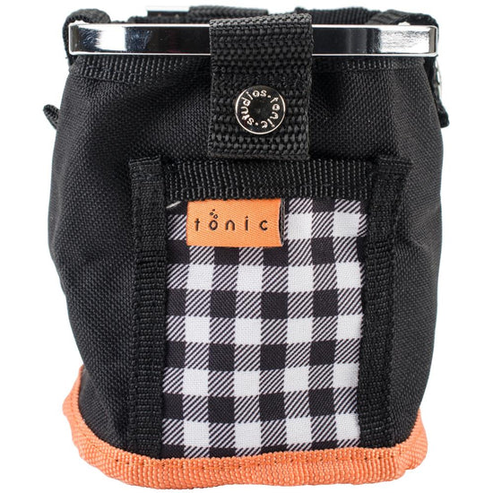 Tonic Studios Table Tidy Single Pocket Black/ Orange