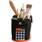 Tonic Studios Table Tidy Single Pocket Black/ Orange