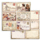 Stamperia 12”x12” (30.5x30.5cm) Paper Pad 10 Double Sided Printed Sheets - Our Way