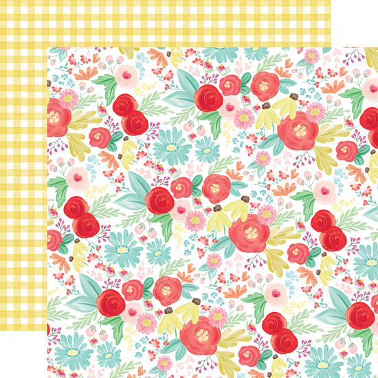 Carta Bella Summer Market: Summer Day Floral 12x12 Patterned Paper