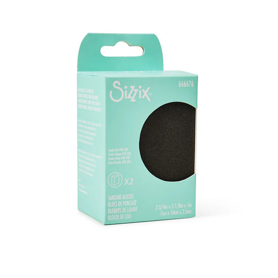 Sizzix Making Essentials - Sanding Blocks, 2Â 3/4" X 3Â 7/8" X 1", 2PK 