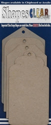 Clearscraps Chipboard MIXED Tags
