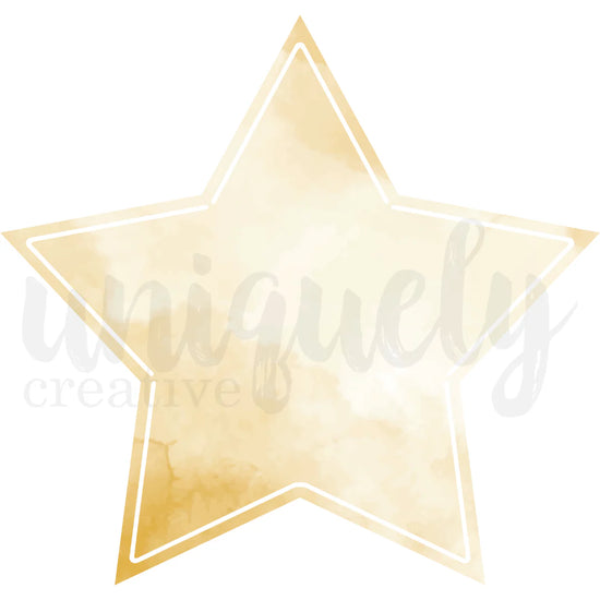 Uniquely Creative CLASSIC STAR DECORATIVE BASE LAYER