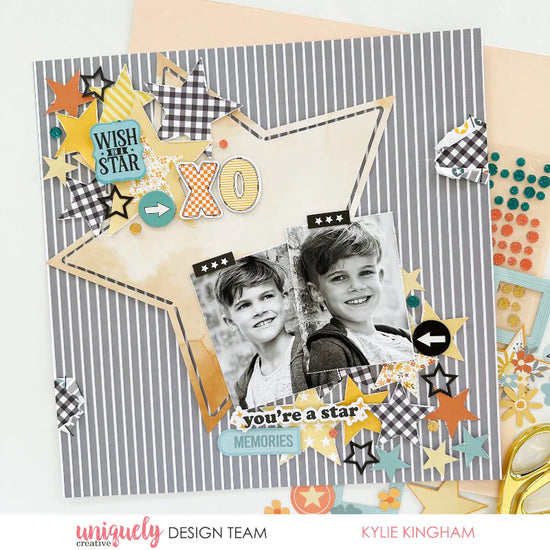 Uniquely Creative CLASSIC STAR DECORATIVE BASE LAYER