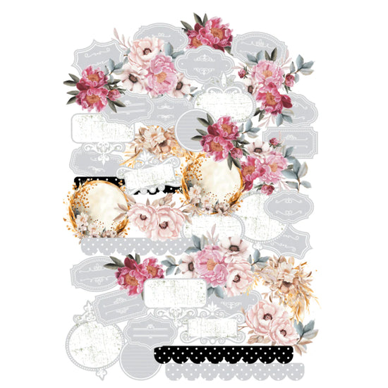 Uniquely Creative VINTAGE WALLS VELLUM CREATIVE CUTS