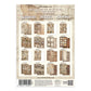 Stamperia Junk journal stickers, cut-outs, backgrounds Coffee and Chocolate
