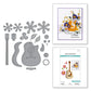 Spellbinders MINI GUITAR ETCHED DIES FROM THE BIBI&
