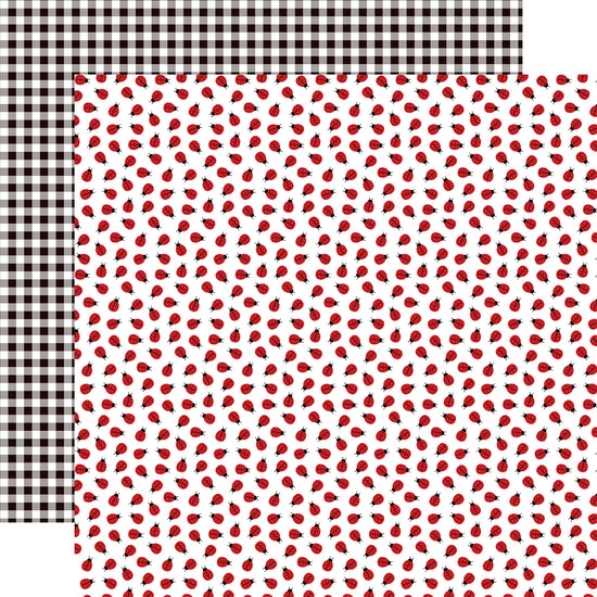 Echo Park Little Ladybug: Little Ladybug 12x12 Patterned Paper