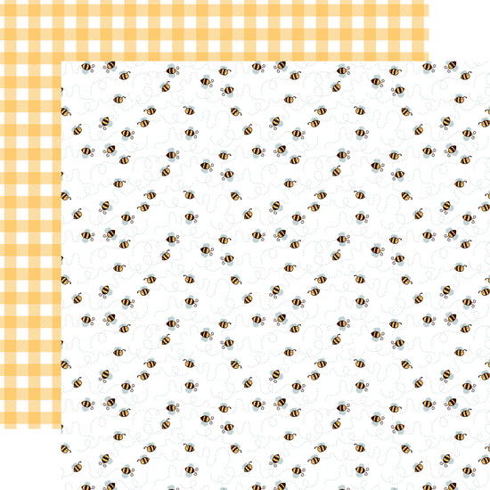 Echo Park Bee Happy: Bee Friends 12x12 Patterned Paper