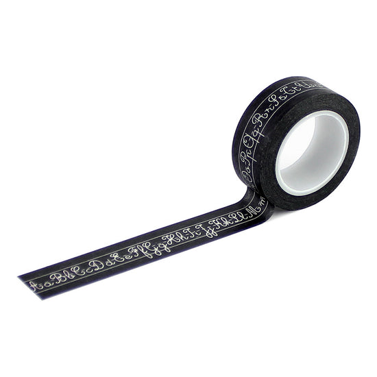 Echo Park Washi Tape - Cursive Alphabet