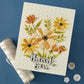 Spellbinders THANK YOU BOUQUET 3D FOLDER AND STENCIL BUNDLE FROM THE TABBED CLASSICS COLLECTION BY WENDY VECCHI