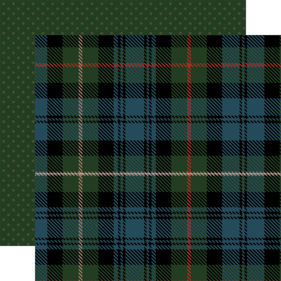 Carta Bella Let it Snow Cozy Plaid paper