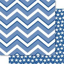 Bella! Blue Fusion Paperz Chevron