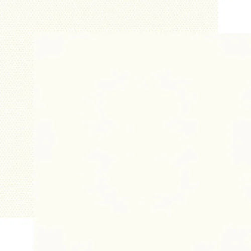 Simple Stories - Color Vibe Collection - 12 x 12 Double Sided Paper - Warm White