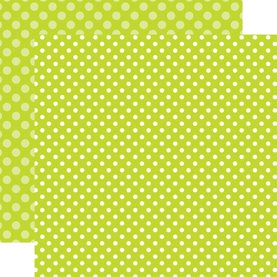 Echo Park Key Lime Dot Paper