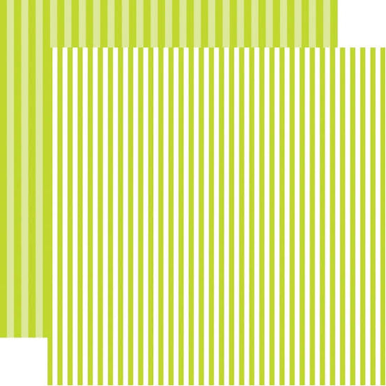 Key Lime Stripe Spring Dots & Stripes Paper