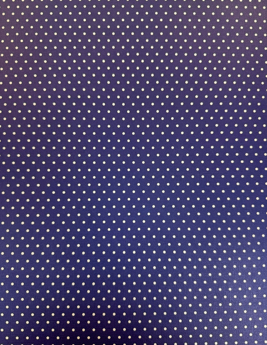 Core’dinations dark blue small dot paper