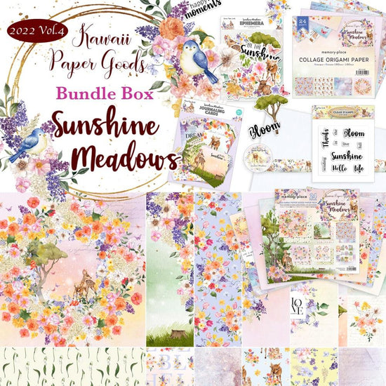 Memory Place Kawaii Paper Goods Bundle Box Sunshine Meadow