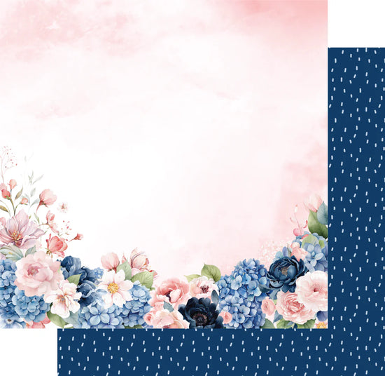 Uniquely Indigo Bloom BLUSHING PAPER