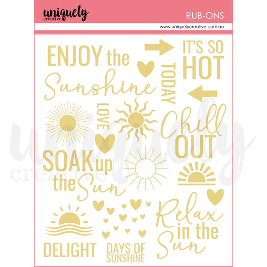 Uniquely Creative BOHEMIAN ESCAPE RUB-ONS