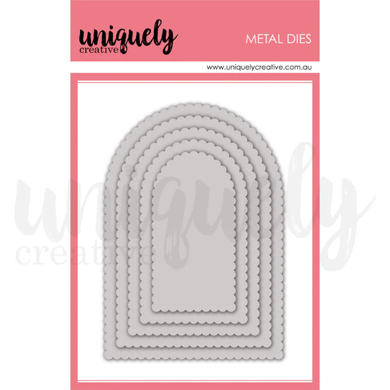 Uniquely SCALLOPED ARCHES DIE