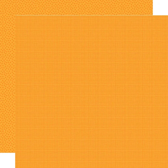 Orange GRAPH & DOT - 12X12 DOUBLE-SIDED PATTERNED PAPER - BELLA BLVD