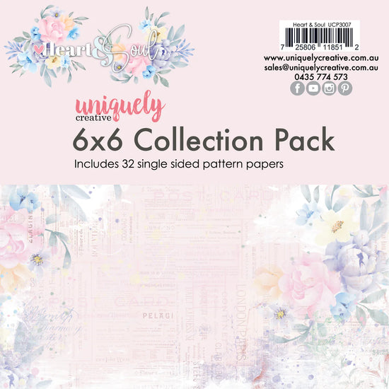 Uniquely Creative HEART & SOUL 6 X 6 COLLECTION PACK