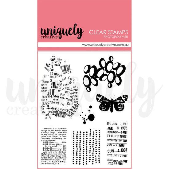 Uniquely Creative HEART & SOUL MIXED MEDIA PHOTOPOLYMER STAMP
