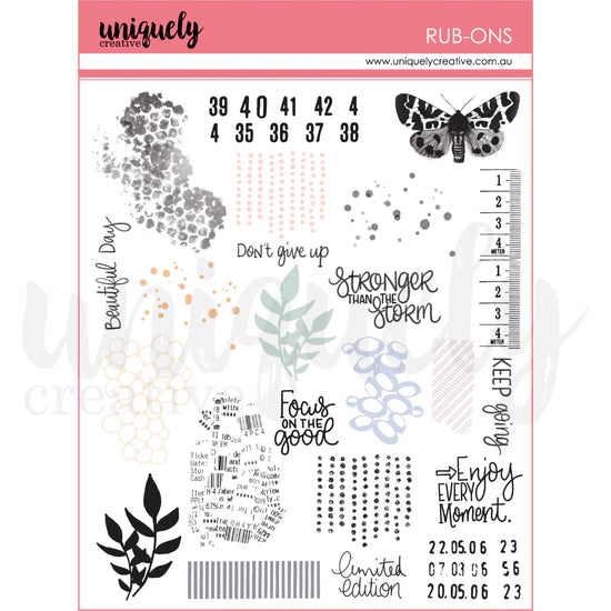 Uniquely Creative HEART & SOUL RUB-ONS