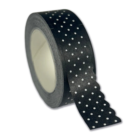 Uniquely Creative SCALLOPED POLKA DOT WASHI TAPE 15MM