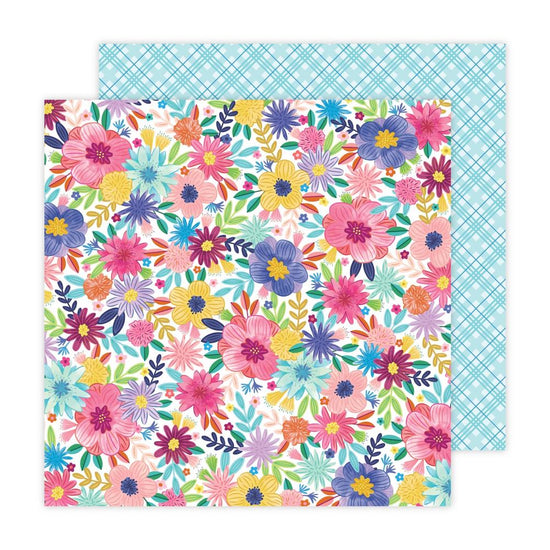 Paige Evans Blooming Wild Double-Sided Cardstock 12"X12" 