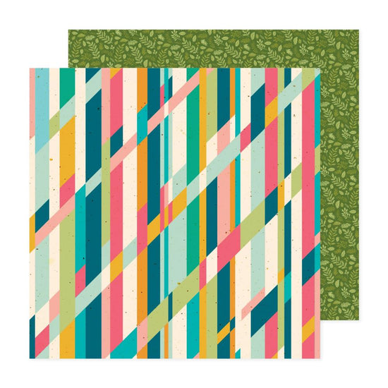 American Crafts Patterned Double-Sided Cardstock 12"X12" Color Crush, April And Ivy