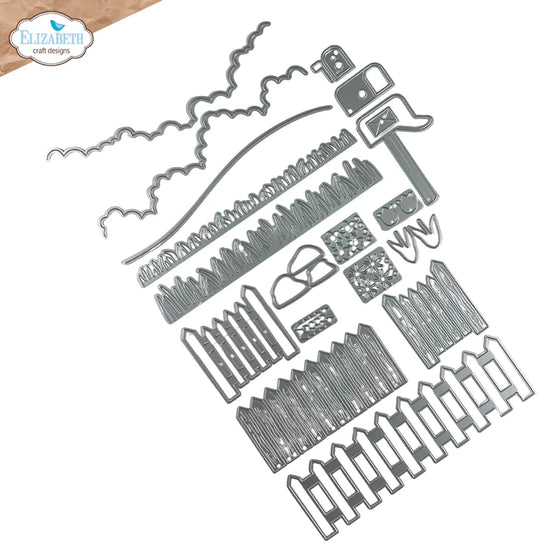 Elizabeth Craft Garden Edges and Fence Die