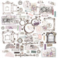 49 And Marketing Die-Cuts Elements, Echoes Of Time