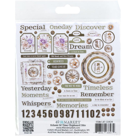 49 And Market Chipboard Set Bits, Echoes Of Time