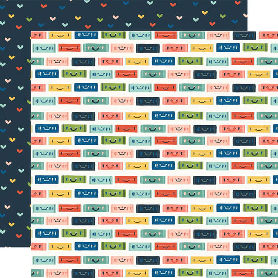 Simple Stories Pack Your Bags Double-Sided Cardstock 12"X12” Packed and Ready