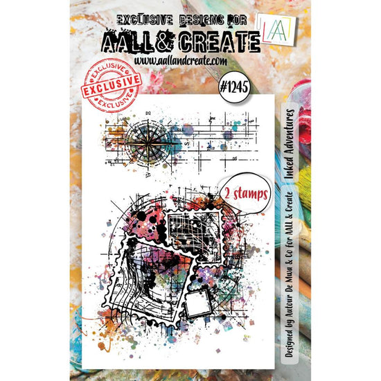 AALL And Create A7 Photopolymer Clear Stamp Set Inked Adventures