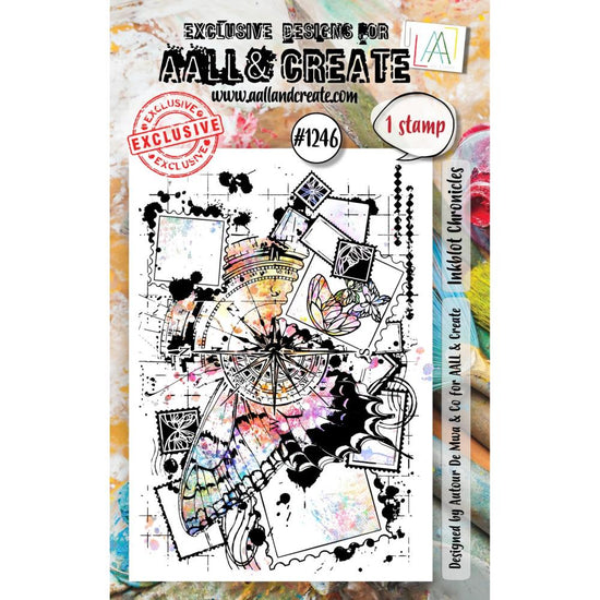 AALL And Create A7 Photopolymer Clear Stamp Set Inkblot Chronicles