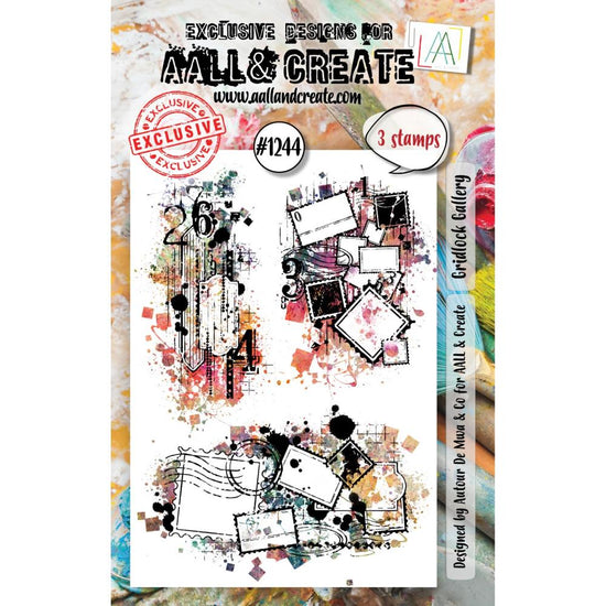 AALL And Create A7 Photopolymer Clear Stamp Set Gridlock Gallery