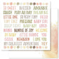 Paper Rose Boho Nursery 12x12 Paper Collection