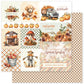 Paper Rose Autumn Florals Basics 6x6 Paper Collection